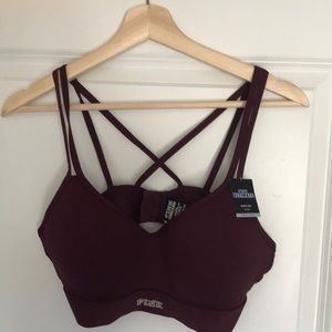PINK sport bra padded